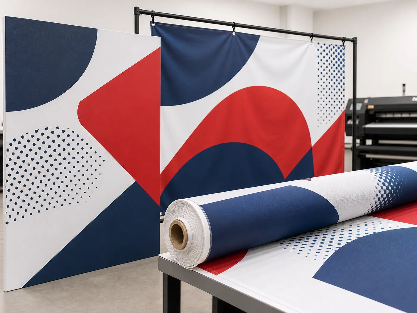 Producción de impresión de gran formato y textil